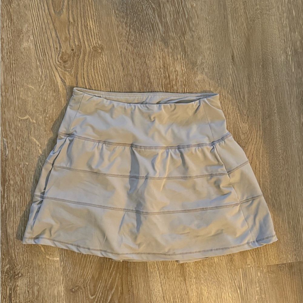 Women's Light Gray Tennis Skirt